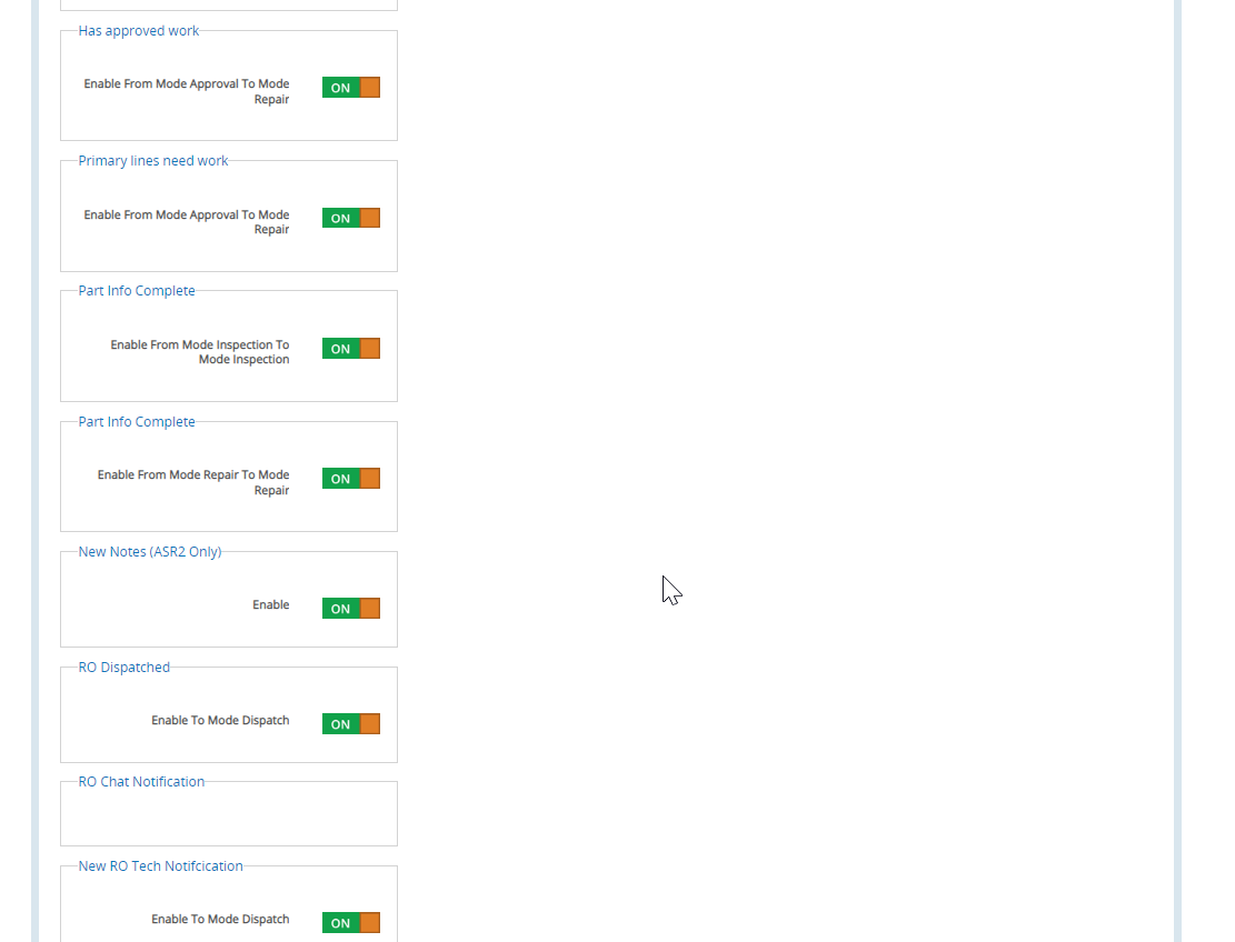 Xtime Inspect User Accounts Inspect Setup User Notifications